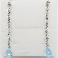 COD.145B.25 ORECCHINI ORO BIANCO 18K 750