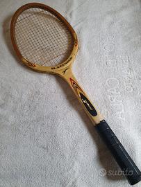 Racchetta di tennis di legno anni '70