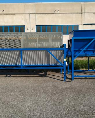 Vaglio rotante per cippato compost ecc
