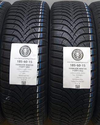 4 GOMME 185 60 15 HANKOOK A63432