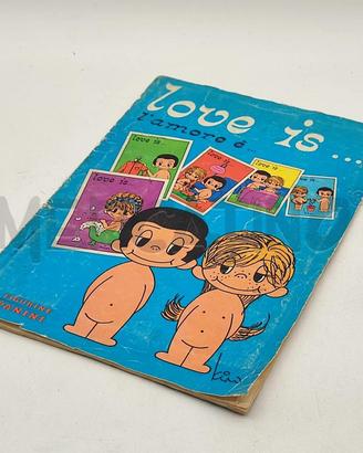 ALBUM PANINI LOVE IS 1977 COMPLETO