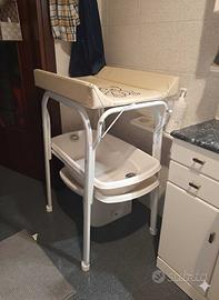 Fasciatoio cam con vaschetta bagnetto