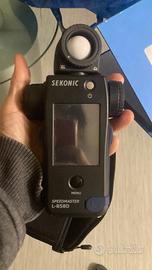 ESPOSIMETRO NUOVO SEKONIC L858D MAI USATO