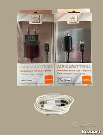 Set caricatori Iphone/Ipad/Ipod Apple nuovi lightn