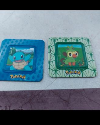 Lotto calamite da collezione Pokémon e dinosauri