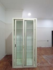 Vetrinetta in alluminio e vetro
