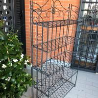 Scaffale etagere in ferro battuto