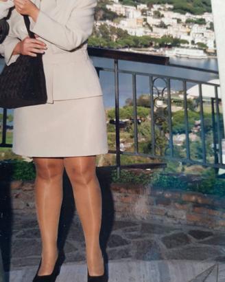 Giacca e gonna di gabardine