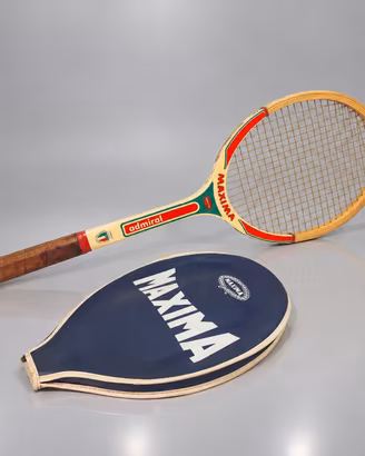Racchetta Tennis Vintage MAXIMA Admiral Legno F.I.