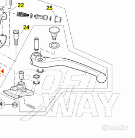 -Leva frizione Aprilia Dorsoduro 750 AP8113758