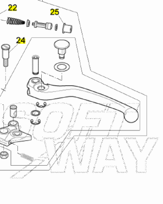 -Leva frizione Aprilia Dorsoduro 750 AP8113758