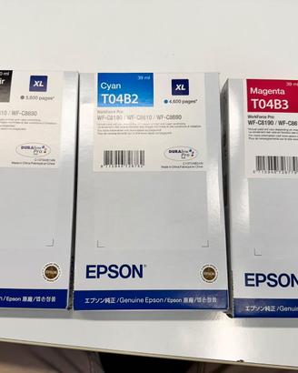 3 cartucce XL originali Epson nuove e sigillate