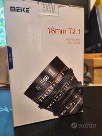 Meike 18mm T2.1 Cinema Lens S35 Prime (Canon EF)