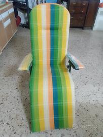 sedia sdraio pieghevole 