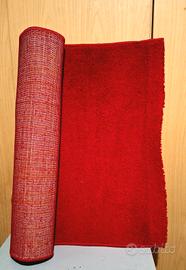 Tappeto rosso 80x200 cm – come nuovo, ideale