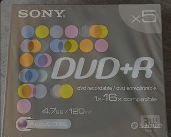 Dvd+R Sony recordable enregistrable 4.7Gb 120min