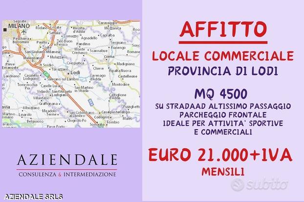 Llocale commerciale mq 4500 in provincia di lodi