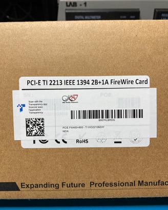 Pci-e fire-wireIEEE 2B+1A FireWire Card