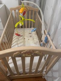 Culla con materasso e copertina