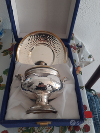 Zuccheriera in silver plaid