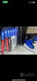 Play Station 4 Slim + 2 controller e 6 videogiochi