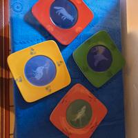 Piatti rari da parete artigianali vintage