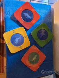 Piatti rari da parete artigianali vintage