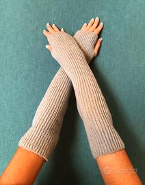 Guanti lunghi senza dita