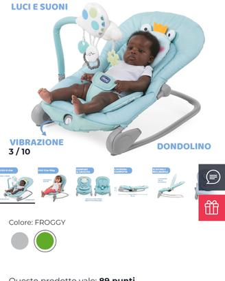 Sdraietta Dondolo Chicco Balloon