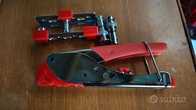 Pinza a compressione MicroTek + connettori bnc