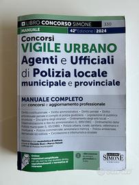 Libro concorso vigile urbano edizione 42/2024