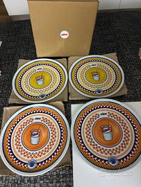 Set da 4 Piatti pizza Estathè Sorbillo Nuovi