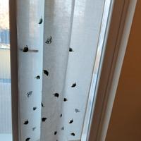 Tenda ricamata punto croce