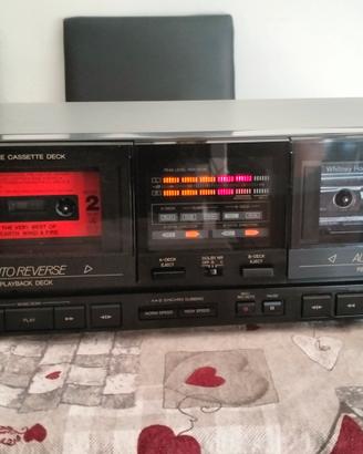 JVC TD-W501, doppio registratore a cassette 