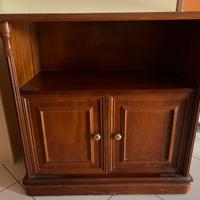 Mobiletto stile vintage in legno scuro