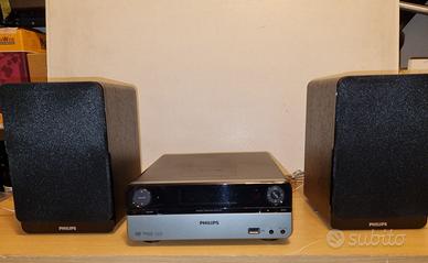 PHILIPS MCD-122 MINI STEREO CD/DVD,FM,USB MP3,MP4.