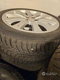 Cerchi lega Subaru 5x100 Gomme invernali Nokian 20