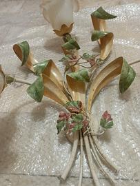 2 Lampadari in arte povera