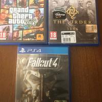 GTA 5 FALLOUT E THE ORDER PLAYSTATION 4