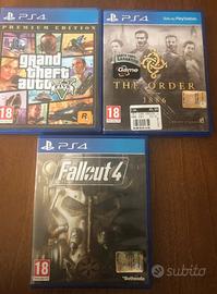 GTA 5 FALLOUT E THE ORDER PLAYSTATION 4