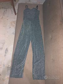 Tuta elegante con brillantini