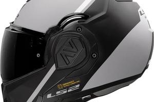 CASCO MOTO MODULARE LS2 ADVANT SWIPE MATT GREY BLA