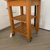 Mobile carrello in legno