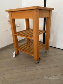 Mobile carrello in legno