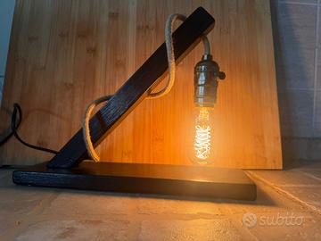 Lampada artistica Legno Design