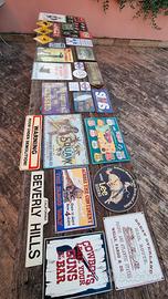 Targhe da collezione smaltate in acciaio 