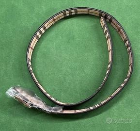 Burberry Vintage Check Leather Belt in pelle.