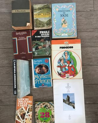 Vari libri antichi e da viaggio