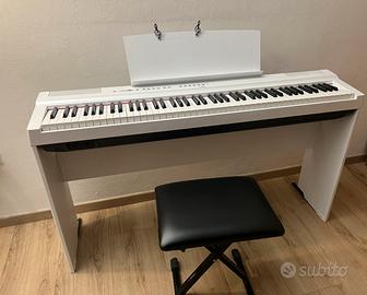 Yamaha P125 digital  piano bianco