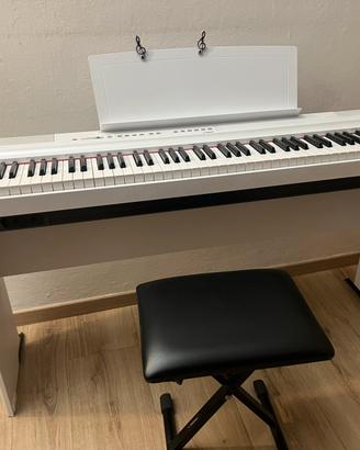 Yamaha P125 digital  piano bianco